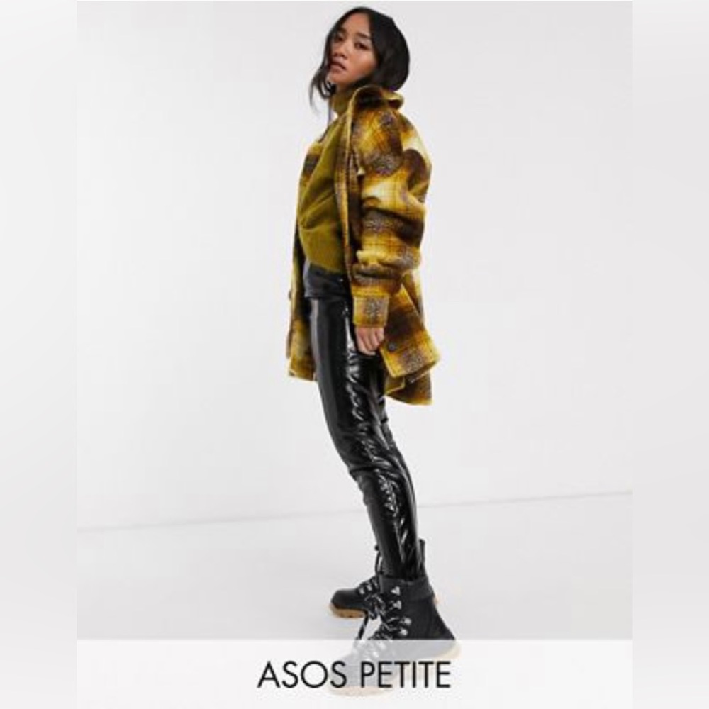 ASOS Design Petite Spray-On Vinyl Pants in 4P